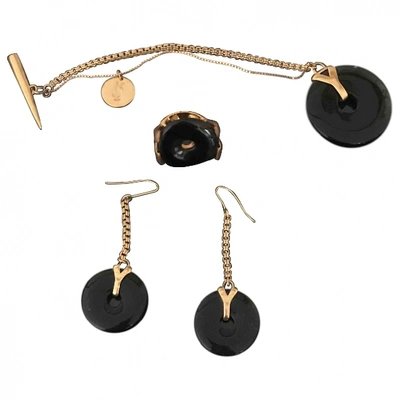 Pre-owned Saint Laurent Gold Metal Jewellery Set