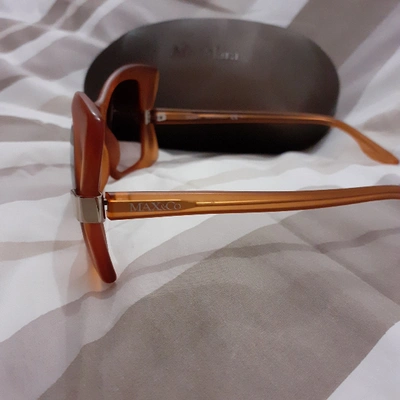 Pre-owned Max Mara Orange Sunglasses