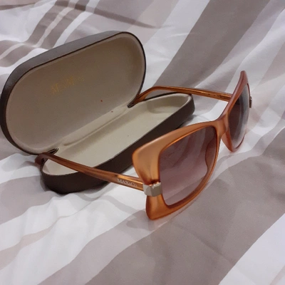 Pre-owned Max Mara Orange Sunglasses