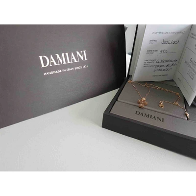 Pre-owned Damiani Pink Pink Gold Necklace