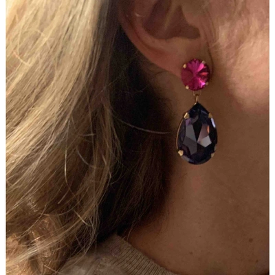 Pre-owned Roxanne Assoulin Multicolour Metal Earrings