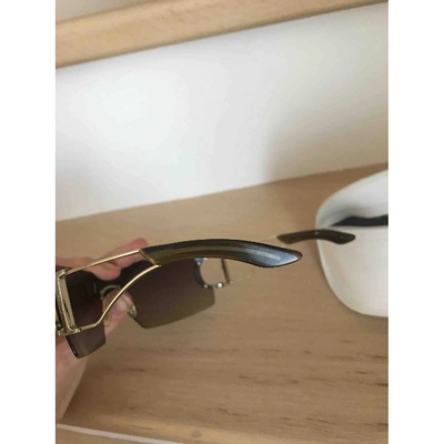 Pre-owned Dior Brown Metal Sunglasses