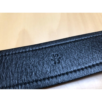 Pre-owned Prada Leather Belt In Purple