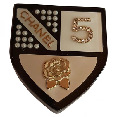 Pre-owned Chanel Black Pins & Brooches