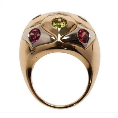 Pre-owned Bulgari Yellow Gold Ring In Multicolour