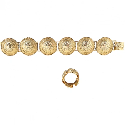 Pre-owned Versace Jewellery Set In Gold