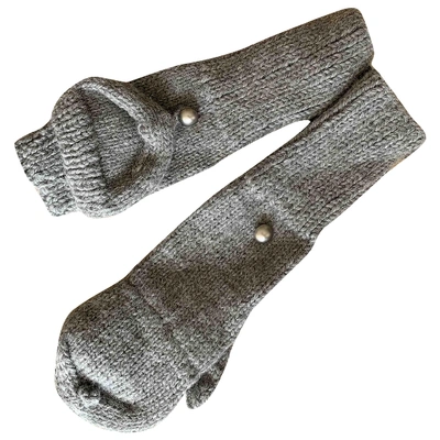 Pre-owned Eugenia Kim Wool Mittens In Grey