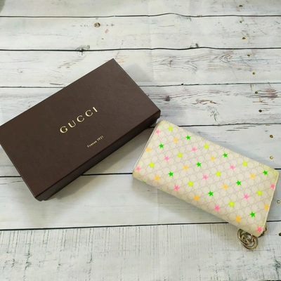 Pre-owned Gucci Leather Wallet In Multicolour