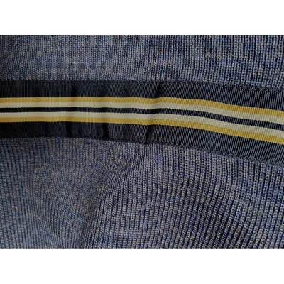 Pre-owned Chloé Blue Wool Scarf