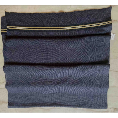 Pre-owned Chloé Blue Wool Scarf