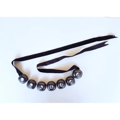 Pre-owned Mawi Necklace In Anthracite