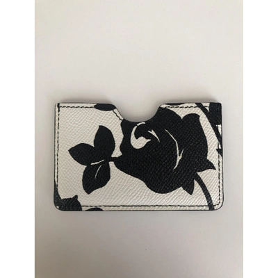 Pre-owned Dolce & Gabbana Leather Card Wallet In Other