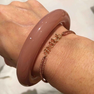 Pre-owned Sonia Rykiel Ceramic Bracelet In Pink