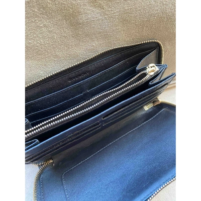 Pre-owned Givenchy Leather Wallet In Black