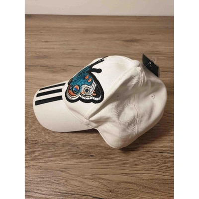 Pre-owned Adidas Originals White Cotton Hat
