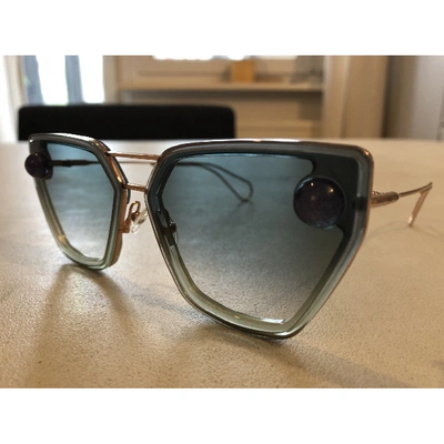 Pre-owned Christopher Kane Green Metal Sunglasses