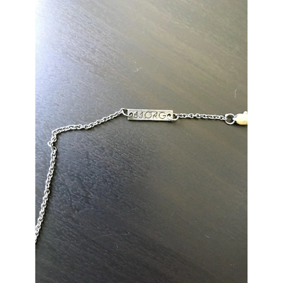 Pre-owned Bjorg Metallic Silver Necklace