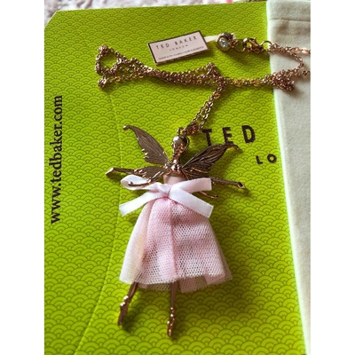 Pre-owned Ted Baker Necklace In Pink
