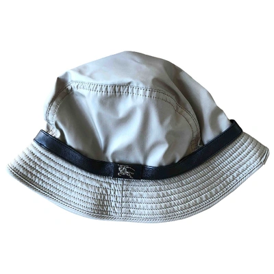 Pre-owned Burberry Hat In Khaki