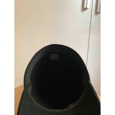 Pre-owned Charlotte Simone Black Wool Hat