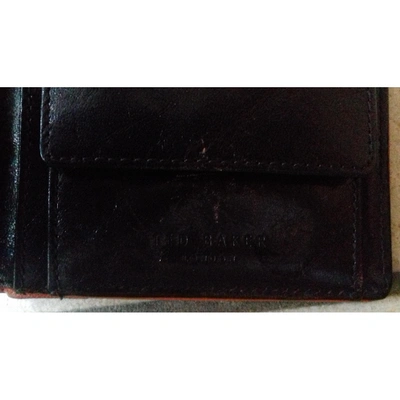 Pre-owned Ted Baker Leather Wallet In Brown