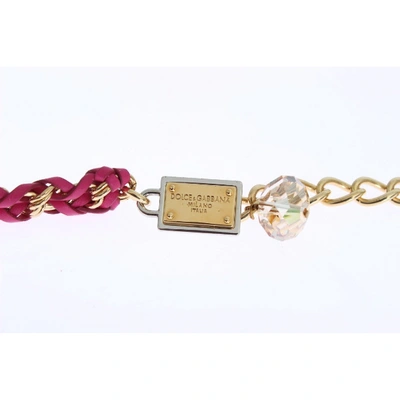 Pre-owned Dolce & Gabbana Pink Chain Belt