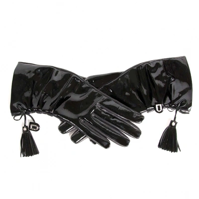 Pre-owned Delvaux Black Leather Gloves