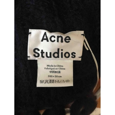 Pre-owned Acne Studios Wool Scarf In Black