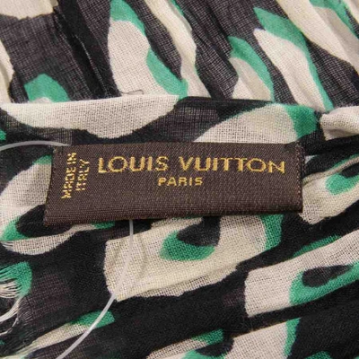 Pre-owned Louis Vuitton Multicolour Cotton Scarf