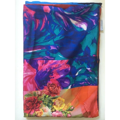 Pre-owned Pierre-louis Mascia Silk Neckerchief In Multicolour