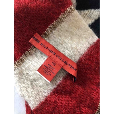Pre-owned Tommy Hilfiger Wool Scarf In Multicolour