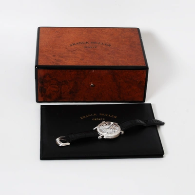 Pre-owned Franck Muller White Gold Watch In Black