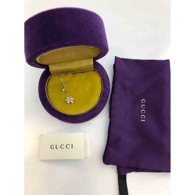 Pre-owned Gucci Metallic White Gold Necklace