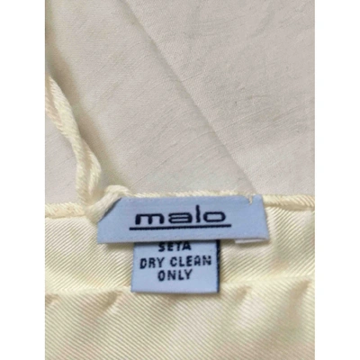 Pre-owned Malo Silk Neckerchief In Multicolour