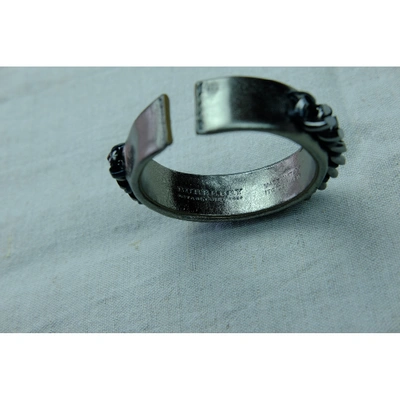 Pre-owned Burberry Metallic Metal Bracelet