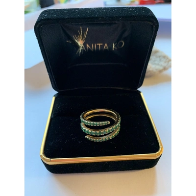 Pre-owned Anita Ko Yellow Gold Ring