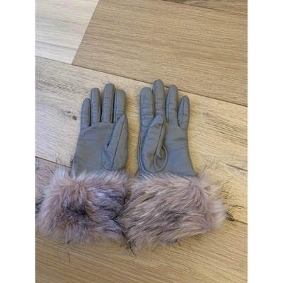 Pre-owned Ted Baker Leather Gloves