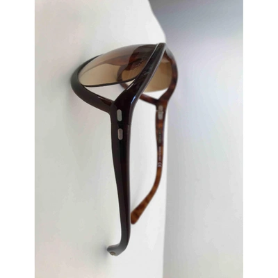 Pre-owned Tom Ford Brown Sunglasses