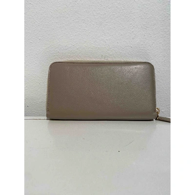 Pre-owned Blumarine Beige Leather Wallet