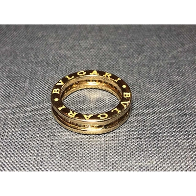 Pre-owned Bulgari B.zero1 Yellow Yellow Gold Ring