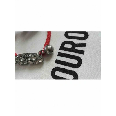 Pre-owned Shourouk Crystal Bracelet In Red