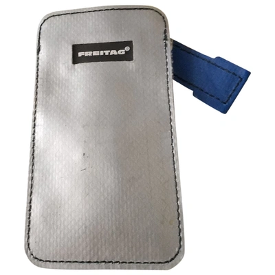 Pre-owned Freitag Cloth Wallet In Grey