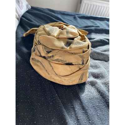 Pre-owned Dior Yellow Hat