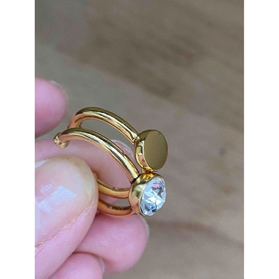 Pre-owned Marc Jacobs Gold Metal Ring