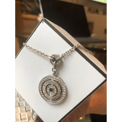 Pre-owned Bulgari Astrale Silver White Gold Necklace