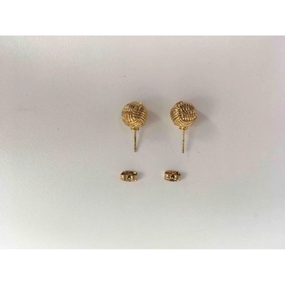 Pre-owned Carolina Herrera Earrings In Gold