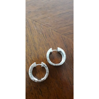 Pre-owned Cerruti 1881 Silver Earrings