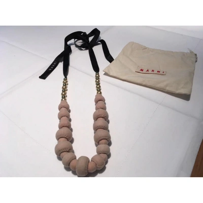 Pre-owned Marni Long Necklace In Pink