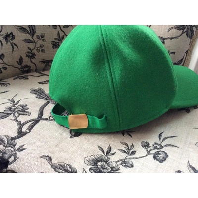 Pre-owned Shourouk Wool Cap In Green