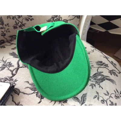 Pre-owned Shourouk Wool Cap In Green